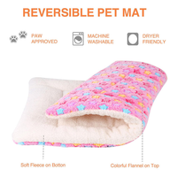 Tapis de luxe personnalisé en flanelle unie, moderne et lavable pour cage à chien, idéal pour les voyages, le camping, les canapés et les lits – Vente directe usine