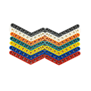 No.6629 Liftarm 1x9 Bent Thick Toy Brick Set Fabricants de blocs de construction en plastique - Product Image 1