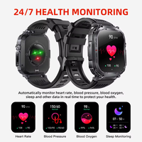 Montre connectée sport pour homme, étanche 3ATM, écran 2,02 pouces, appels Bluetooth, fréquence cardiaque, lampe torche, compatible Android iOS iPhone, vente en gros