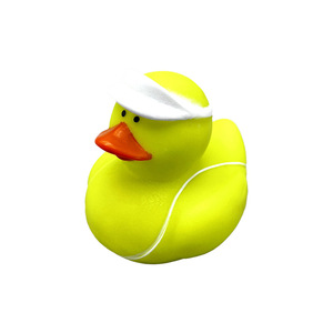 2025 Tùy Chỉnh Khuyến Mại 2 Inch Bóng Trò Chơi Tennis Vịt Vinyl Squeaky/Squirter Bé Tắm Đồ Chơi Cao Su Vịt - Product Image 5
