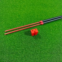 SwingPerfect Aides d'entraînement de golf pour le putting : Élimine l'action du poignet, entraîne la rotation des épaules, maintient le triangle du bras