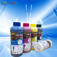 Encres de transfert à base d'eau Cowint CMYK White Watermark Eco-friendly pour l'impression numérique sur film PET, textile et t-shirt