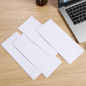 Enveloppes blanches à fermeture autocollante, 80 g/m², 4 1/2" x 9 (11,5 x 22,5 cm) - Idéales pour cartes A6 ou photos 4x6 et invitations de mariage - Product Image 1