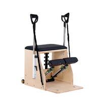 Chef Stable Eco Poignées Ressorts Bois Yoga Pilates Gym Wunda Chaise Érable Pilates Chaise