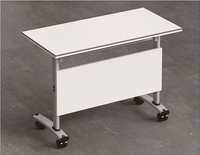 Chaise et table d'apprentissage combinées pliables Ekintop pour étudiants, réglables, de forme trapézoïdale, pour réunions scolaires