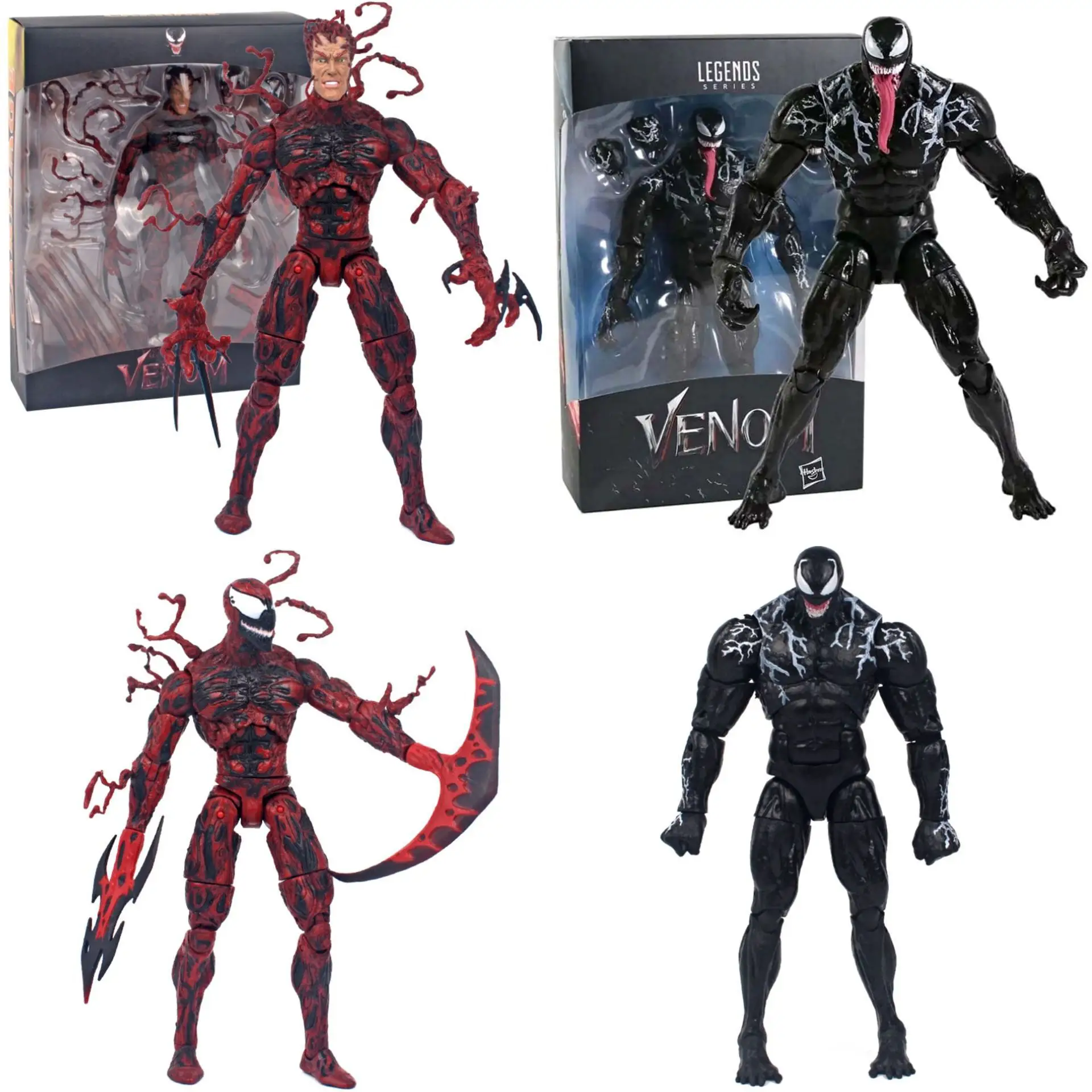 OEM venom Action Figure Changeable Parts Legends Series Spider Man 7-Inch Venom Action Figure Collection Model Toy