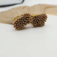 Extensions I-Tip indiennes vierges doublement tirées, à double trame, Micro-Link/Fusion, réutilisables, économiques, anti-emmêlement, pour salon