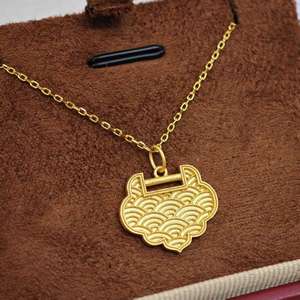 Collar con Colgante de Perla Chapado en Oro de Plata 925 de UM Jewelry para Compromiso, Boda, Fiesta, Unisex/Hombre/Mujer, Certificado NGTC, Venta al por Mayor - Product Image 5