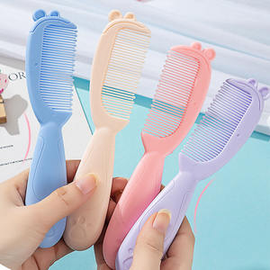 Ensemble de brosses à cheveux pour nouveaux-nés 2 pièces/ensemble peigne à cheveux doux écologique pour enfants masseur de cuir chevelu brosse de douche produits pour bébés avec boîte cadeau - Product Image 3
