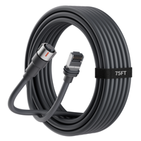 Câble d'extension de 25 m de long, vitesse de transmission de 1200 Mbps, compatible avec Starlink Performance Gen3