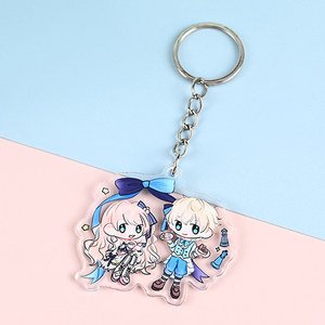 Spot Wholesale Acrylic DIY <b>Keychains</b> Cartoon <b>Anime</b> Acrylic Standees Keychain Ornaments & Creative Gifts - Product Image 4