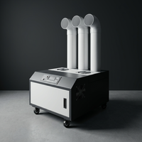 Humidificateur ultrasonique industriel électrique 24 kg/h, fabricant OEM, pour usine textile, entrepôt, salle de culture, contrôle de l'humidité CVC