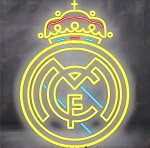 Luz LED <span class=keywords><strong>de</strong></span> Neón con el Logotipo del Real <span class=keywords><strong>Madrid</strong></span>, Personalizable, para Fanáticos del Deporte, Dormitorio/Sala <span class=keywords><strong>de</strong></span> Juegos/Cafetería/Escuelas/Edificios, Multicolor - Product Image 2