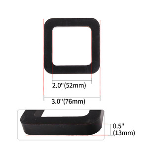 Tow Hook <b>Buffer</b> <b>Pad</b> 2 Inch Rubber Cushion Noise Reduction For Hitch Mounts - Product Image 4