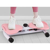 Appareil de Fitness en Acier Inoxydable pour Torsion de la Taille, Planche d'Exercice Abdominale Debout pour Massage des Pieds et Perte de Poids