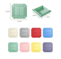 Tapis magnétique en silicone résistant à la chaleur, plateau de rangement anti-salissures, support de casserole réutilisable, tapis pliable