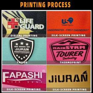 سترة نجاة كبيرة الحجم للبالغين للإنقاذ المائي في الهواء الطلق، سترة واقية من الفيضانات للقوارب وصيد الأسماك في الشلالات - سترة أمان عالية الوضوح - Product Image 3