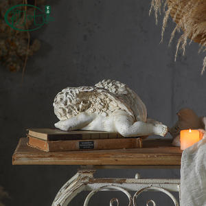 European Style Distressed Angel <b>Figurine</b> Resin Craft Artistic Home Decoration Coffee Shop <b>Garden</b> Ornament A3231 - Product Image 4
