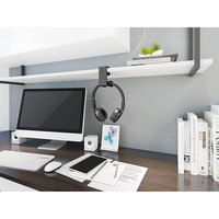 Support de casque de conception de bureau à domicile réglable bras rotatif pince casque casque crochet support support de suspension