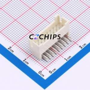 HC-PHB-<b>2</b>*9AW-05 Wire-to-Board <b>Pin</b> Header Bent Lead Through Hole,P=2mm <b>Connector</b> 2x9P 2mm Right Angle Insert 18P - Product Image 1