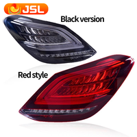 Feux arrière JSL pour Benz W205 Feux arrière à LED 2014-2019 Classe C Feux stop arrière Feux de recul Signal de freinage DRL Accessoires automobiles