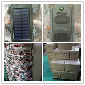 Panel solar personalizado Powerbank Cargador Solar portátil 10000mAh bancos de energía solar para teléfono móvil - Product Image 5