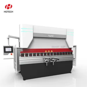 HGTECH 175T HG-SSP Series Cnc 4 Axis 6+1 8+1 Cnc Steel Bending Machine Metal Sheet Folding Bending Hydraulic CNC Press Brake