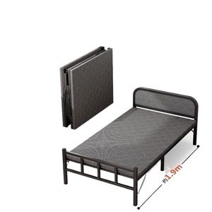 Sofá Cama Plegable Vertical de Madera Maciza Portátil Moderno para Oficina, Sofá Cama Individual Plegable Económico para Hospital - Product Image 3