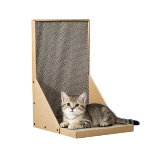 L Shape Durable Cat Tree Paper <strong>Wall</strong> Mounted Scratch Pad for <strong>Pet</strong> Scratching Toy Halloween OEM/ODM - Product Image 2