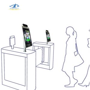 Station de métro de Visage D'empreinte Digitale Fièvre Température D'identification <span class=keywords><strong>Tourniquet</strong></span> Vertical de Trépied HF-S01 - Product Image 5