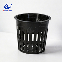 Pots en filet perforé ronds et durables, paniers de plantation hydroponiques réutilisables en plastique pour la culture intérieure et les serres agricoles