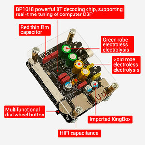 WUZHI AUDIO DAM K1 Placa de decodificación sin pérdidas Fever <span class=keywords><strong>BT</strong></span> USB Flash Drive Módulo de sonido Tarjeta Coaxial TF Amplificador Front-End DSP <span class=keywords><strong>Speaker</strong></span> - Product Image 5