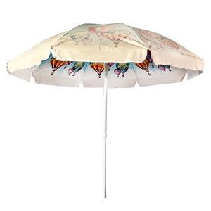 Высокое качество 1,8 м индивидуальный открытый пляжный зонт современный дизайн с водонепроницаемым железным полюсом полиэфирный материал для наружного использования - Product Image 3