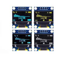 Módulo de Pantalla LCD PMOLED de 0.96 Pulgadas 128x64 con Interfaz IIC, Programa STM32/51, Marca Primitive de 4 Pines
