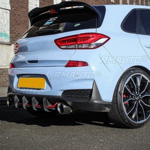 สำหรับ Hyundai I30N MK3 Hatchback 2017-2019 ชุดแต่งกันชนหน้า ลิปสปลิตเตอร์ ดิฟฟิวเซอร์ ชุดแต่งตัวถังรถยนต์ ฝาครอบป้องกันกันชน - Product Image 4