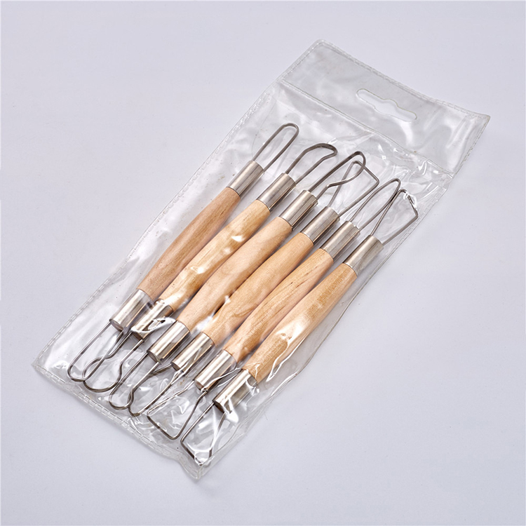 Art Supply 6-Piece Pottery and Clay and Sculpting Tools Set