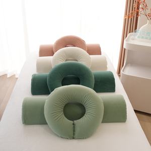 หมอนหนุนดวงจันทร์ครึ่งดวงขนาดใหญ่2ชิ้นสำหรับขาโต๊ะนวดร้านเสริมสวยเบาะรองศีรษะสำหรับเดินทางเบาะรองศีรษะ - Product Image 2