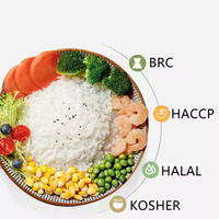 Wholesale BRC/HACCP Certified Gluten Free Diet Food Shirataki Rice 100g Custom Bag