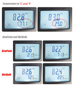 DAXIハンドヘルドデジタル温度湿度計HVACシステム用ポータブル熱湿度計 - Product Image 3