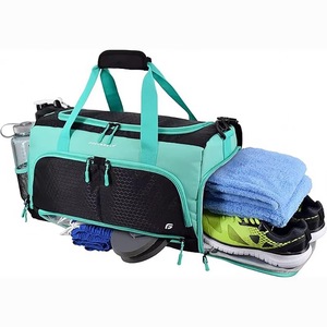 Free Sample High Quality Custom Polyester Travel Sports <b>Gym</b> <b>Bag</b> Waterproof <b>Ladies</b> Men Yoga Duffle <b>Bag</b> - Product Image 4
