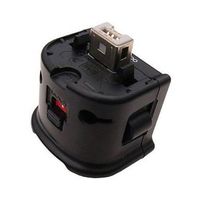 Adaptateur de capteur Motion Plus pour télécommande Wii et Wii U, matériau ABS blanc, 4,5x4x3cm, emballage de vente au détail