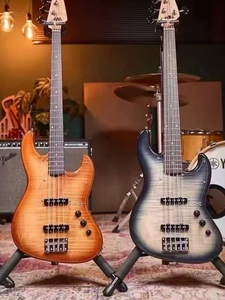 Bajo Eléctrico <span class=keywords><strong>Jazz</strong></span> KJB-200/205 de 4/5 Cuerdas, Cuerpo de Álamo Horneado, Mástil de Arce, Diapasón de Palisandro, Modelo Profesional para Principiantes - Product Image 6