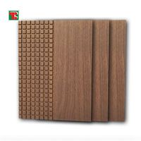 Mur flexible/Plaques Mdf Plywoof Bois Chêne Osb Bardage Vague En Bois 3D Wandpanel Holz Sous-Sol Lambris Charpentiers Panneau