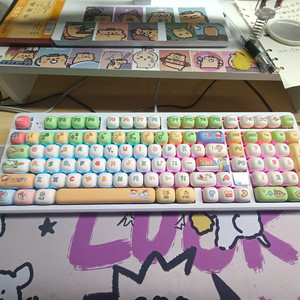 Unique MOG Cra-yon Shin-chan Keycaps 140 Touches Cherry Profile PBT Dye Subblimation pour Mx Switch 61/64/68 Clavier Mécanique - Product Image 2