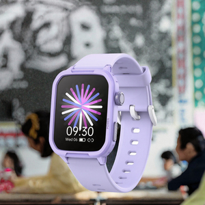 H96 Kids Smartwatch for Girls IP68 Waterproof Android <strong>Touch</strong> <strong>Screen</strong> Square Design Heart Rate Monitor Fitness Tracker Sports Sleep - Product Image 3