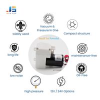 Pompe à air miniature silencieuse sans balais DC, entrée standard 24V, micro-pompe à pression positive pour système de génération d'ozone