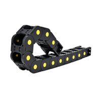 Cadena portacables flexible serie ZQ para guías lineales, bandeja portacables flexible, pieza neumática