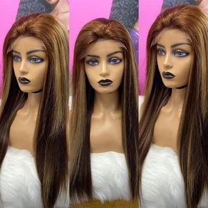 BORUI 13X6บราว<span class=keywords><strong>น</strong></span>์<span class=keywords><strong>วิก</strong></span>ผมคนสีบลอนด์ของชาวบราซิล,<span class=keywords><strong>วิก</strong></span>ผมลูกไม้ด้านหน้าแบบ Full Hd 360ใส - Product Image 5