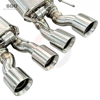 Tuyaux d'échappement Cat-back SD Performance SUS304 pour Chevrolet Corvette C6 Z06/ZR1 6.2L 2006-2013, échappement à valve à vide Catback pour voiture