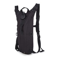Vente en gros de sac à dos d'hydratation tactique à fermeture éclair en nylon Oxford JSH 3L avec vessie en EVA logo personnalisé étanche
